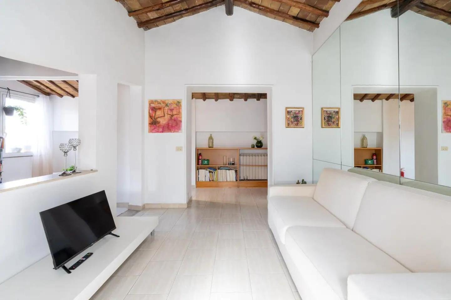 15 Min From Piazza Venezia Skyline Sanctuary In Trastevere Extérieur photo