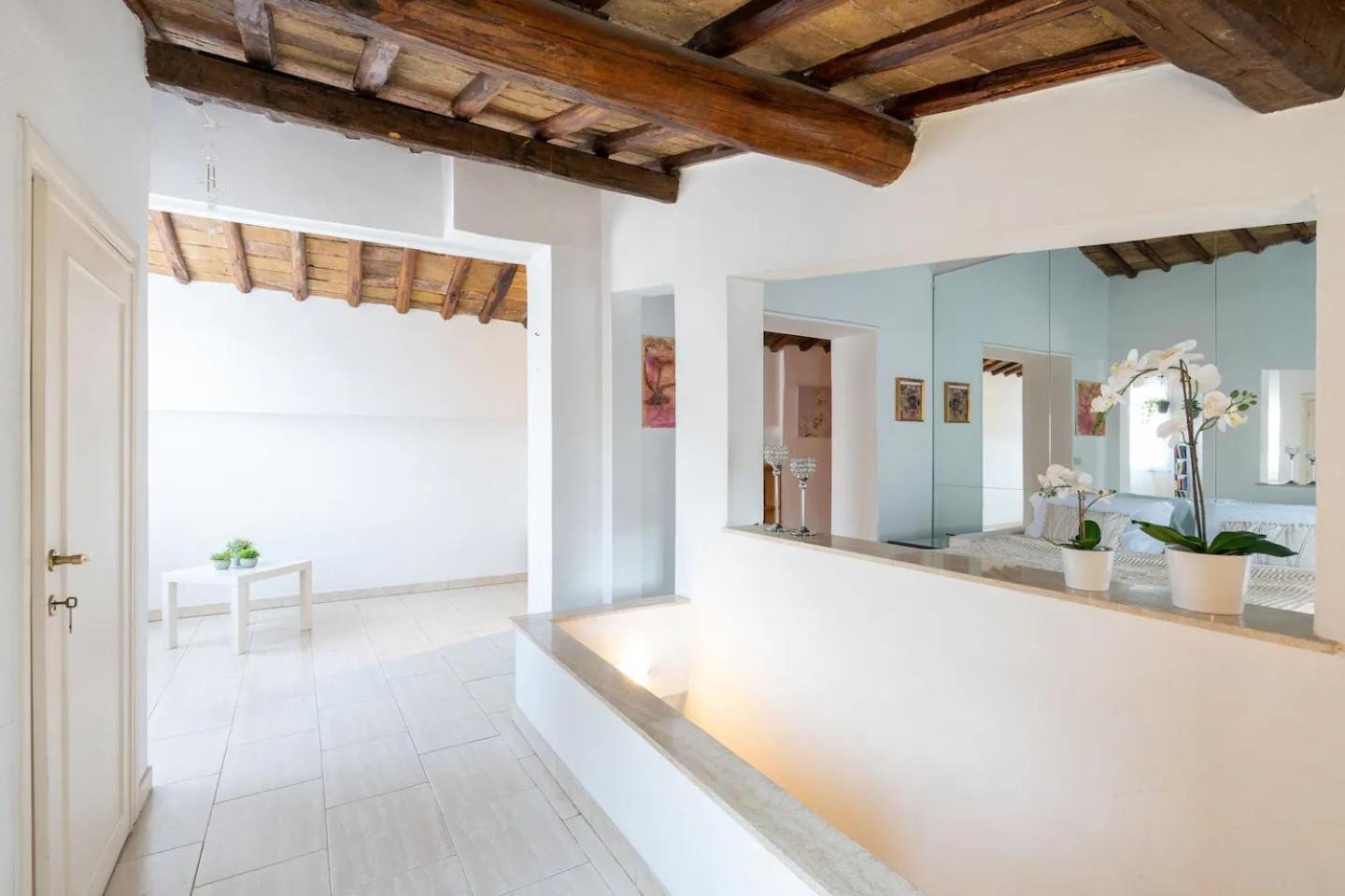 15 Min From Piazza Venezia Skyline Sanctuary In Trastevere Extérieur photo